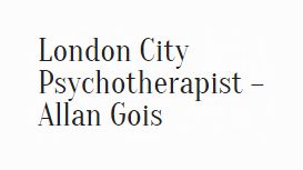 London City Psychotherapist